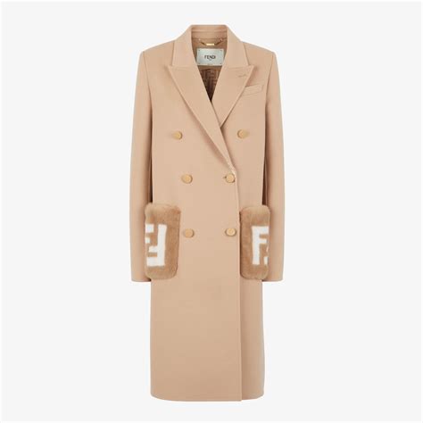 Fendi Coats & Jackets In Beige 